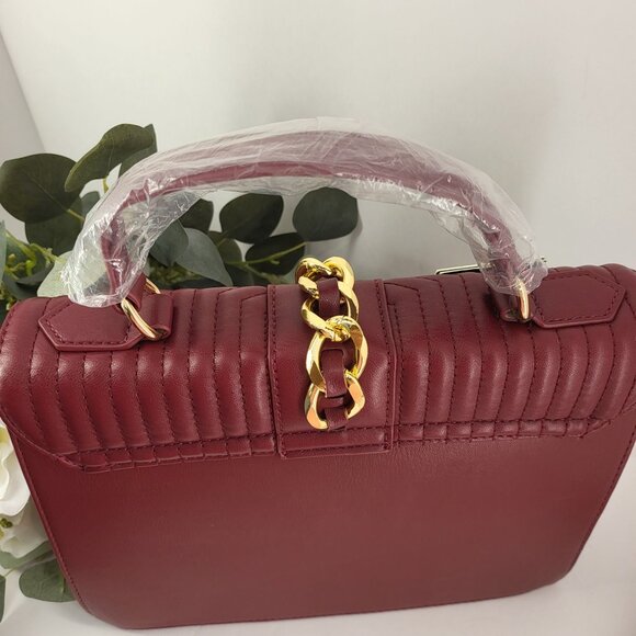 Badgley Mischka Vegan Leather Quilted Crossbody Bag Purse US $179 MSRP - Picture 4 of 16